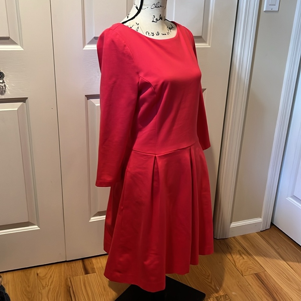 Banana Republic Ponte fitted dress in heart throb pink - Picture 7 of 10